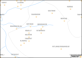 map of Kasba du Dir